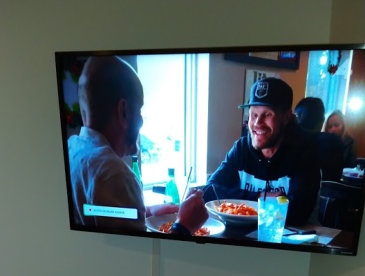 TV wall mount installation